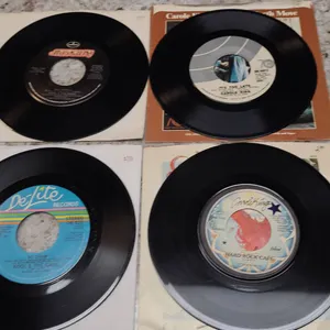 Four 7-Inch 45 RPM Records: Kool & The Gang and Carole King Singles, Original Sleeves Included