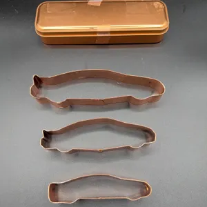 Copper Nesting Car Cookie Cutters w/ Tin