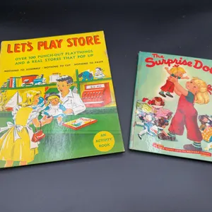 Two Vintage Children's Books, 1 is a Pop-Up Book