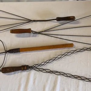 4 Vintage Rug Beaters