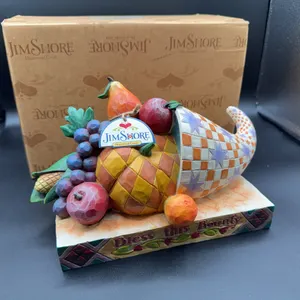 Jim Shore Cornucopia "Bless This Bounty" NIB
