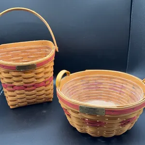 Longaberger 1998 & 1999 Christmas Baskets
