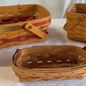 3 Longaberger Baskets