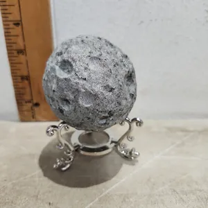 Yooperlite Moon Sphere W/Stand