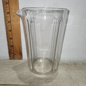 Vintage Sunbeam Mixmaster Glass 4.75"X4"6.5"