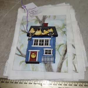 24 Ct. Birdhouse Quilting Blocks 5.5"X7.5"