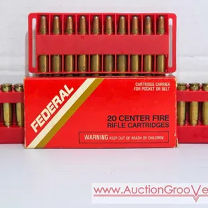 Federal. 20 Center Fire. 35 Remington Ammo. 33 Count. G2A1