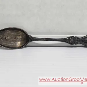 Antique 1896 Sterling Silver Spoon. Milwaukee. 11.6g. LR