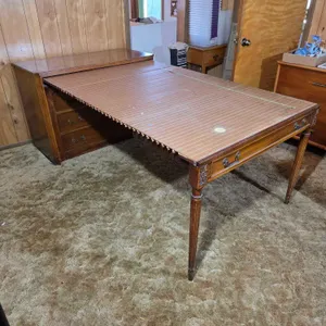 Saginaw Furniture. Expand-O-Matic. Chest of Drawers that Pulls out into a Table. 3 functional drawers, the Top drawer pulls out into the table top. 43