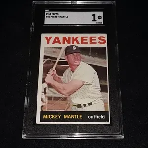 1964 Topps Mickey Mantle SGC 1