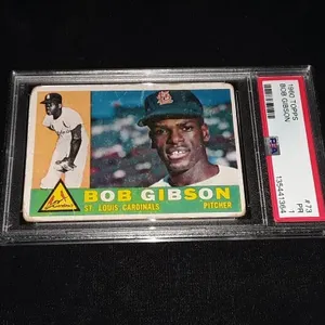 1960 Topps Bob Gibson PSA 1