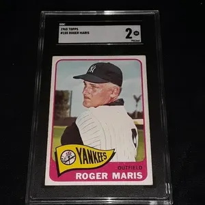 1965 Topps Roger Maris SGC 2