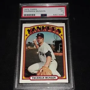 1972 Topps Thurman Munson PSA 3