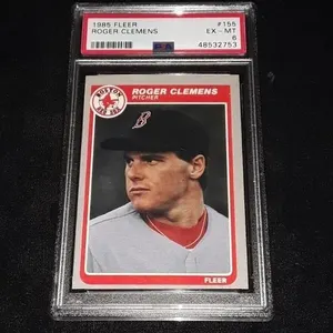 1985 Fleer Roger Clemens PSA 6