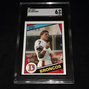 1984 Topps John Elway SGC 6