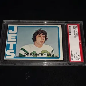 1972 Topps Joe Namath PSA 4