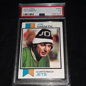 1973 Topps Joe Namath PSA 5