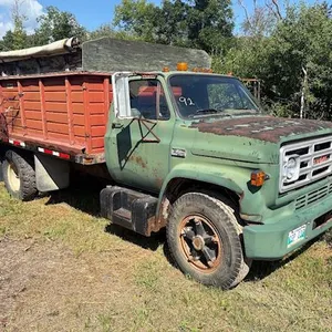 1976 Chev 6000 dump truck, 3 ton, 8 cyl, 15’ all steel box with hoist, 52,277 miles showing, parked running approx 1 year ago. Engine Oil appears crea