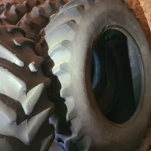 5 Used 18.4x38 Radial Tires. One Firestone, 4 Goodyear