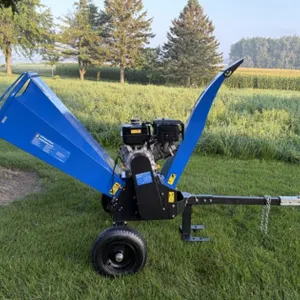 Power Fist 15 HP / 420cc Gas Wood Chipper – 5" Capacity with Tow Bar