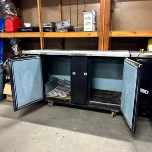 True TBB-3 69" Two-Door Commercial Back-Bar Refrigerator – Not Cooling