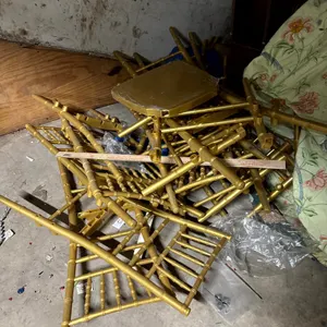 Unassembled Gold Chiavari Chair Frames & Components