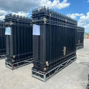 Quantity of (20) Canex 10 ft x 7 ft Powder Coated Site Fence (Unused)