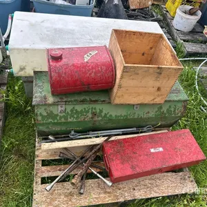 Assorted Tanks, Toolboxes & Shop Items