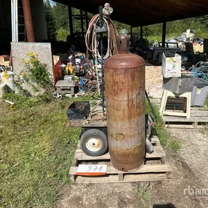 Quantity of (2) Steel Oxygen Tank