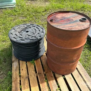 Cable Reel and Steel Drum