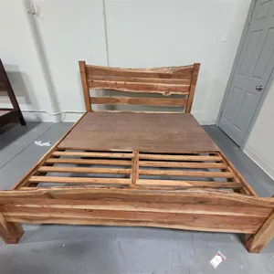 Solid Live Wood King Bed Frame
 UNRESERVED