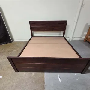Dark Wood King Bed Frame
 UNRESERVED