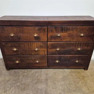 Dark Wood 12-Drawer Dresser
 UNRESERVED