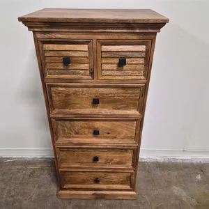 Six-Drawer Solid Wood Storage Chest
 UNRESERVED