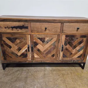 Wooden Slats Sideboard Cabinet
 UNRESERVED