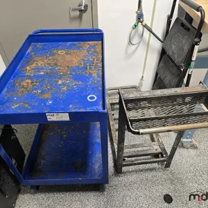 Steel Utility Cart w/ Rolling Equipment Stand
 UNRESERVED