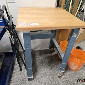 Steel Frame Workbench w/ Wood Top
 UNRESERVED