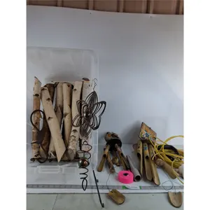 Wood, Yard Decor, Wood Chimes, Rope, Misc