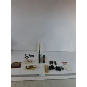 Flat Metal Washers, Screw Extractor Set, Metal Drill Bits, Misc ( as is)
