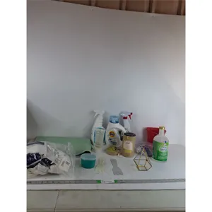 Styling Gel, Plastic Container, Decorative Pieces, Detergent, Sanitizer, Misc, Pickup Only