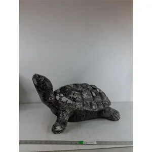 Rustic Decorative Tortoise Sculpture 27" ( as is, cannot ship)
