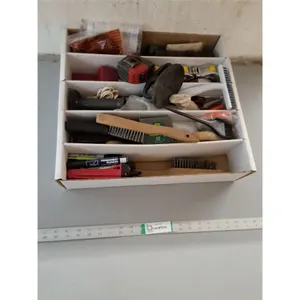 Tape Measure, Flashlight, Wire, Bristle Brush, Utility Knife, Misc ( as is, cannot ship)