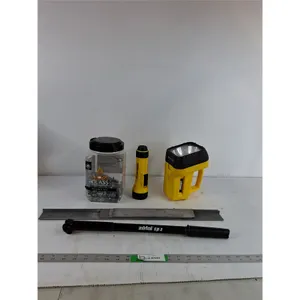 Fire Glass, (2) Flashlights, Zéfal MT Frame Pump, Misc