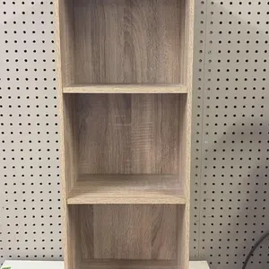 3-tier vertical storage cube shelf