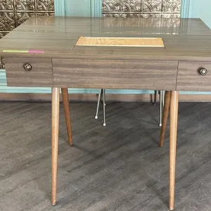 Crafting Table - Expands w/ vintage stools