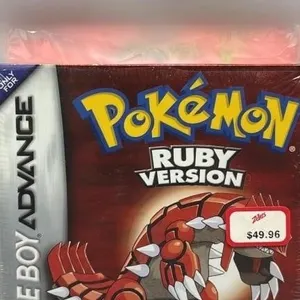 Pokemon Ruby Version Gameboy Advance Box
