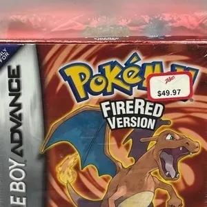 Pokemon Fire Red Version Game Boy Advance Box