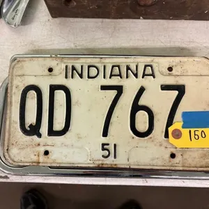 2 license plates with frames