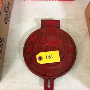 Standard oil drum embossed lid