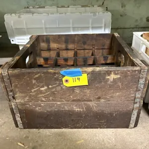 Rare oil bottle crate